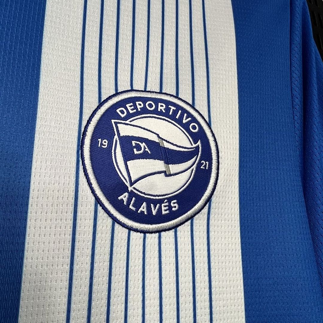 Deportivo Alaves 2024-2025 Maillot Domicile miniature 7