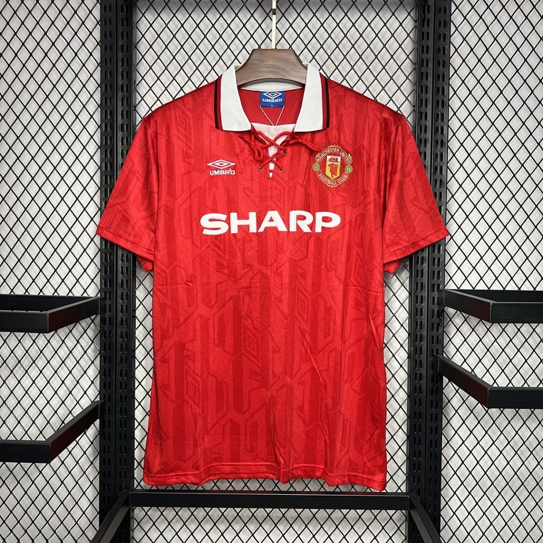 Manchester United Maillot Domicile Retro 1994 miniature 3