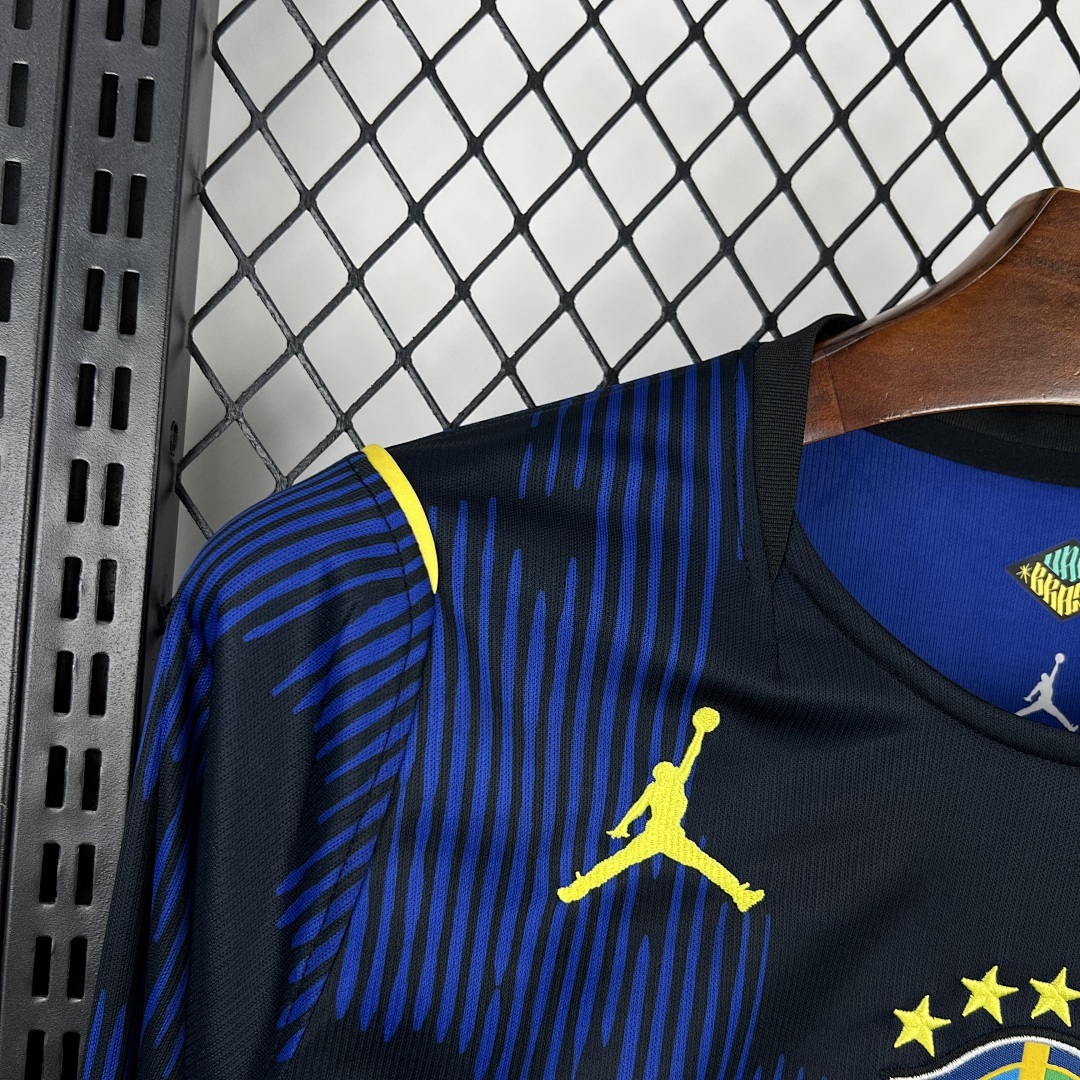 Bresil Maillot Exterieur Manches Longues 2026 miniature 5