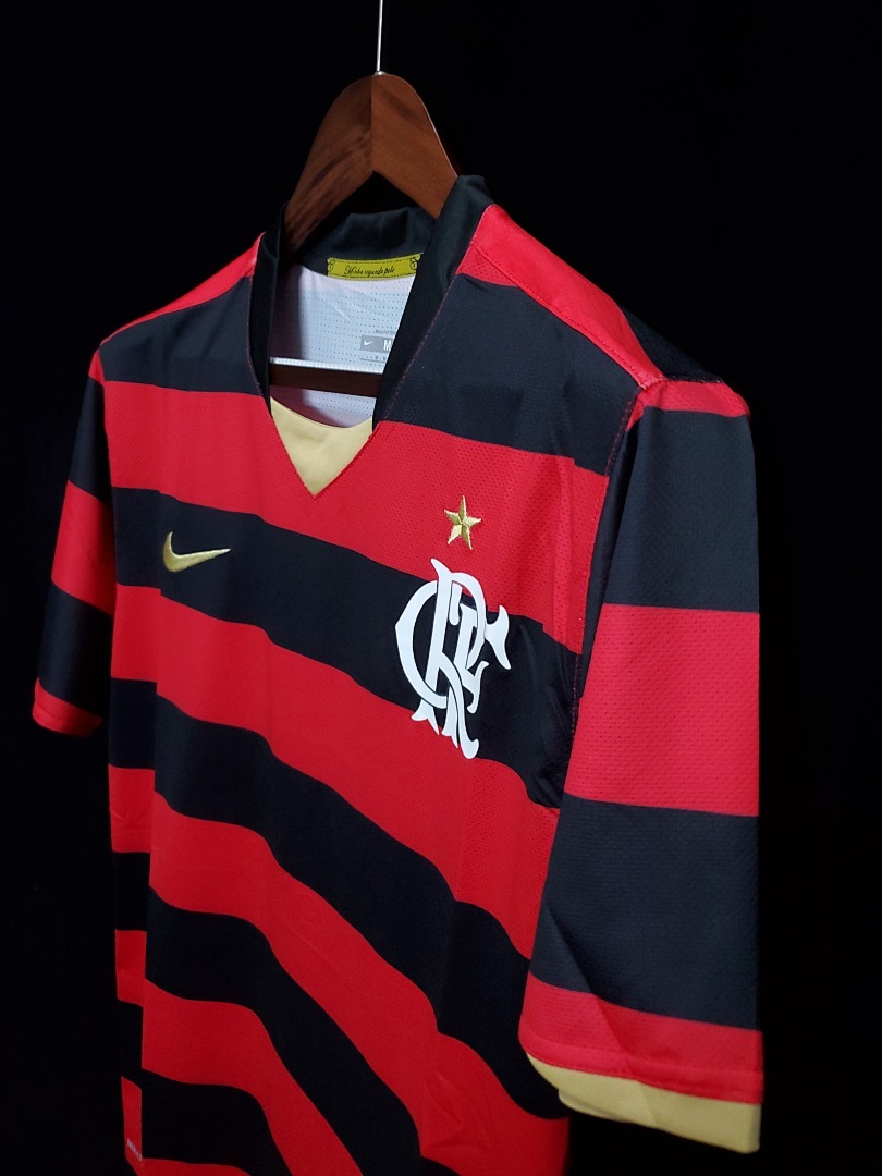 Flamengo Maillot Domicile Retro 2008 miniature 6