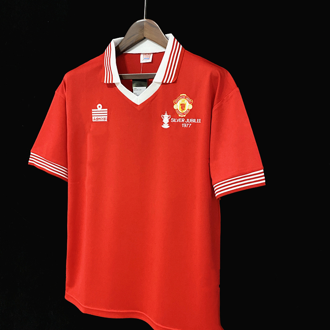 M U Maillot Domicile Retro 1977 miniature 4