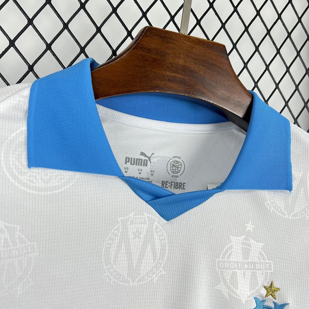 Olympique de Marseille Maillot Domicile Manches Longues 2025-2026 miniature 7
