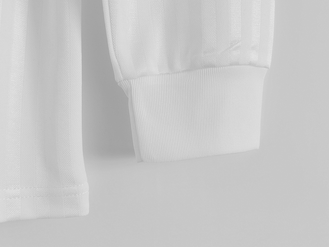 Olympique de Marseille Maillot Domicile Manches Longues Retro 1990 miniature 2