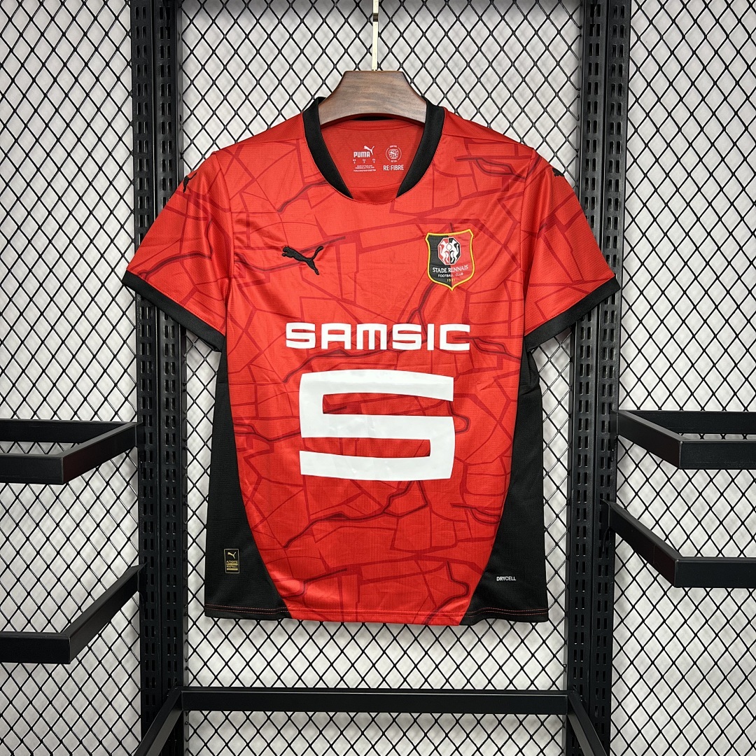 Stade Rennais 2024-2025 Maillot Domicile miniature 7