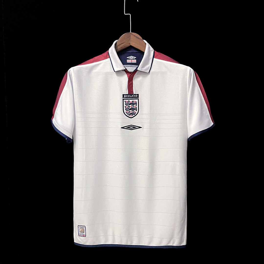 Angleterre Maillot Domicile Retro 2004