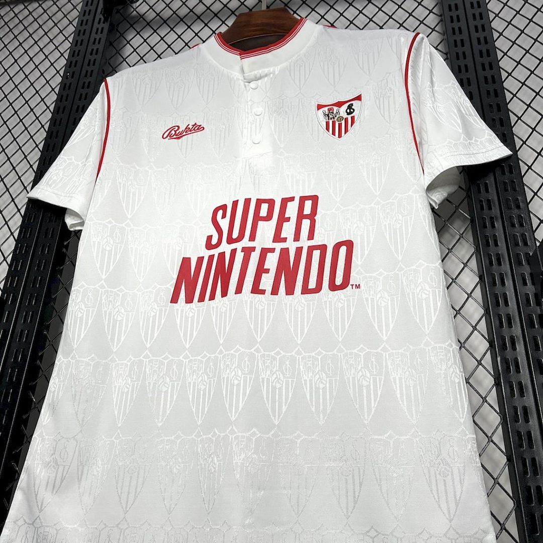 Sevilla Fc 199192 Maillot Domicile Retro miniature 6