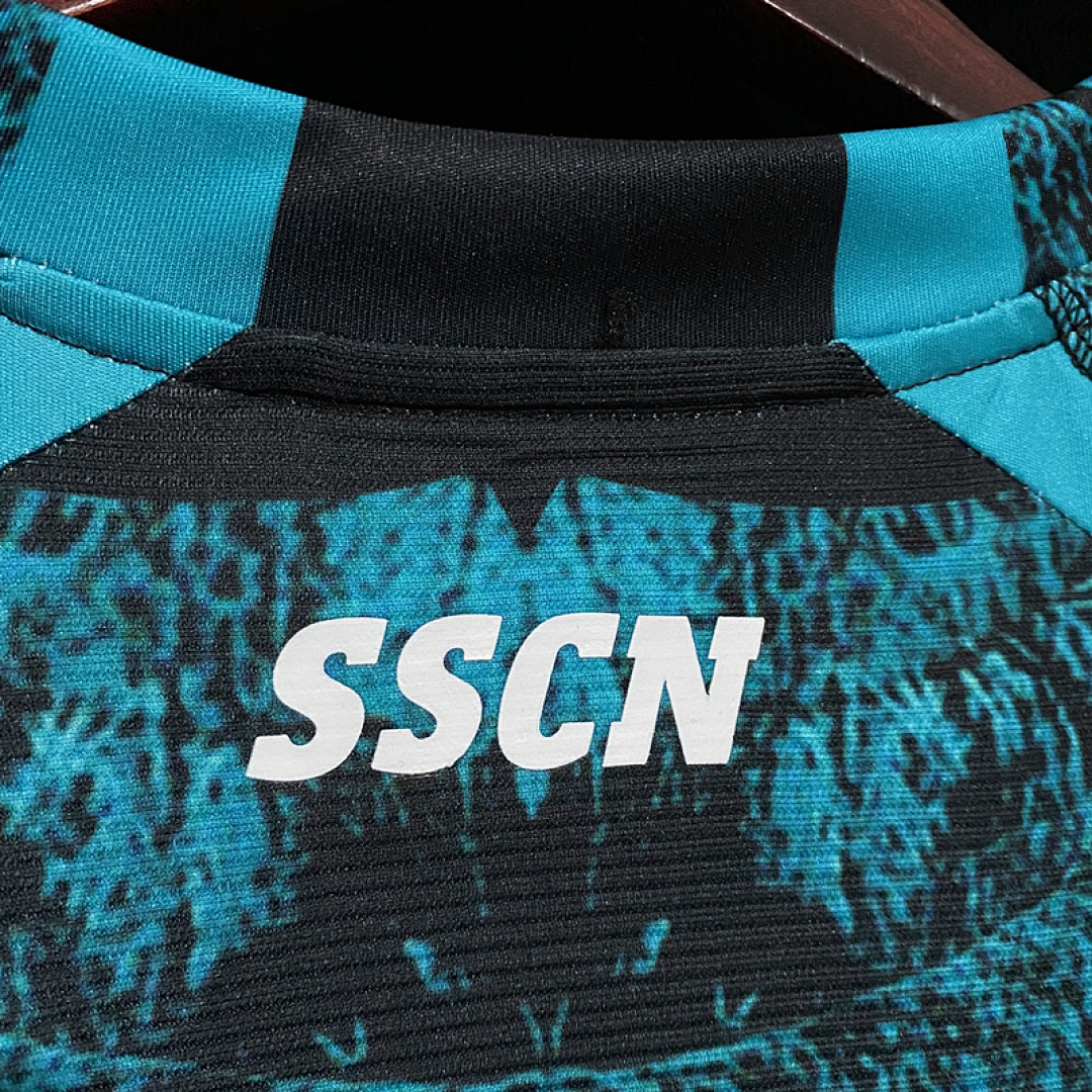 Kappa Marcelo Burlon Naples Joint Edition Black S 2Xl Maillot Domicile miniature 8