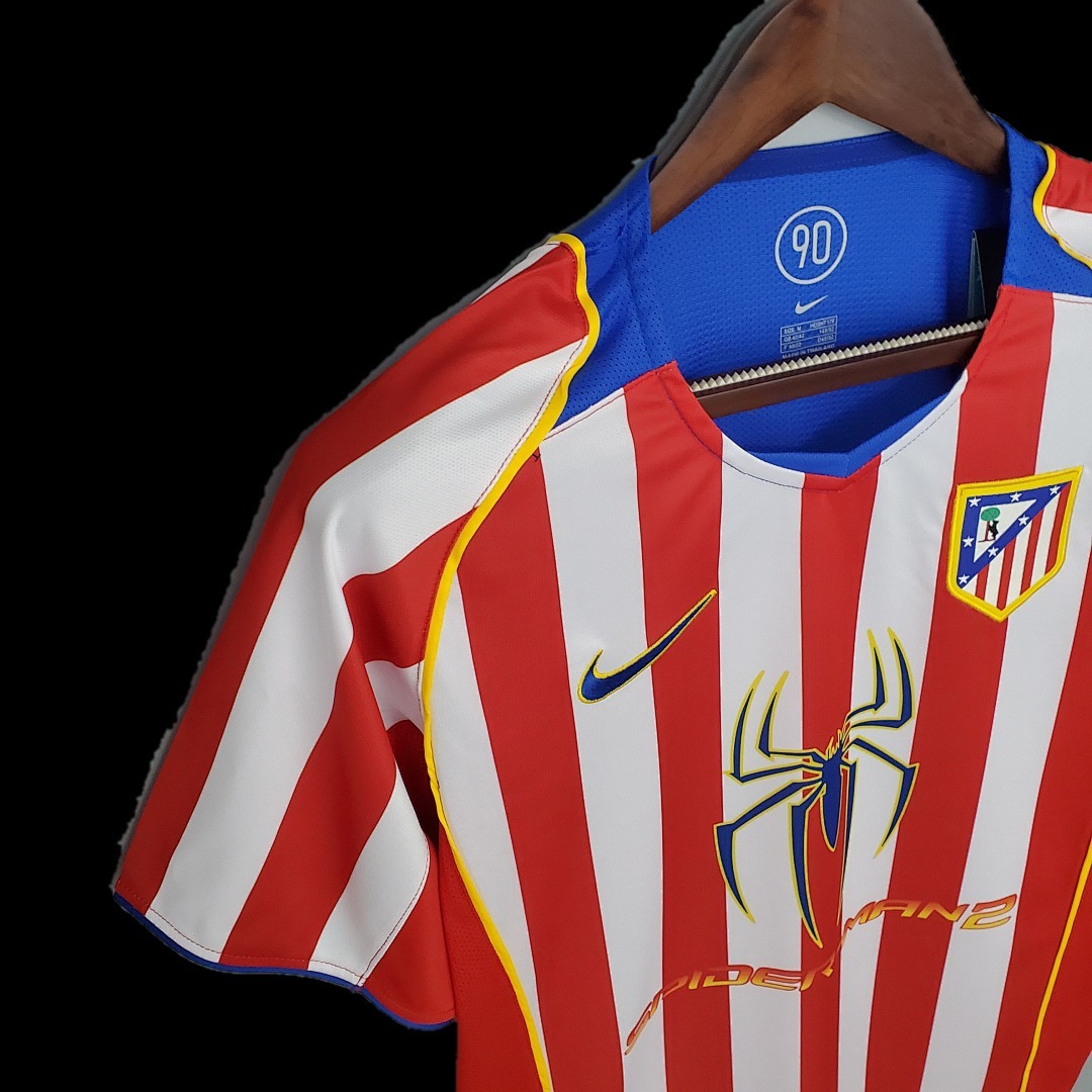 Atletico Madrid Maillot Domicile Retro 2004-2005 miniature 8