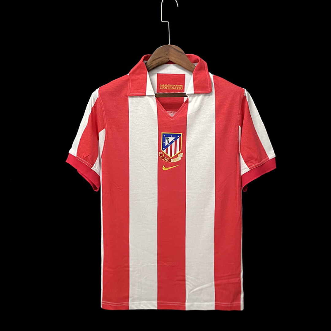Atletico Madrid Maillot Domicile Retro 1903-2003