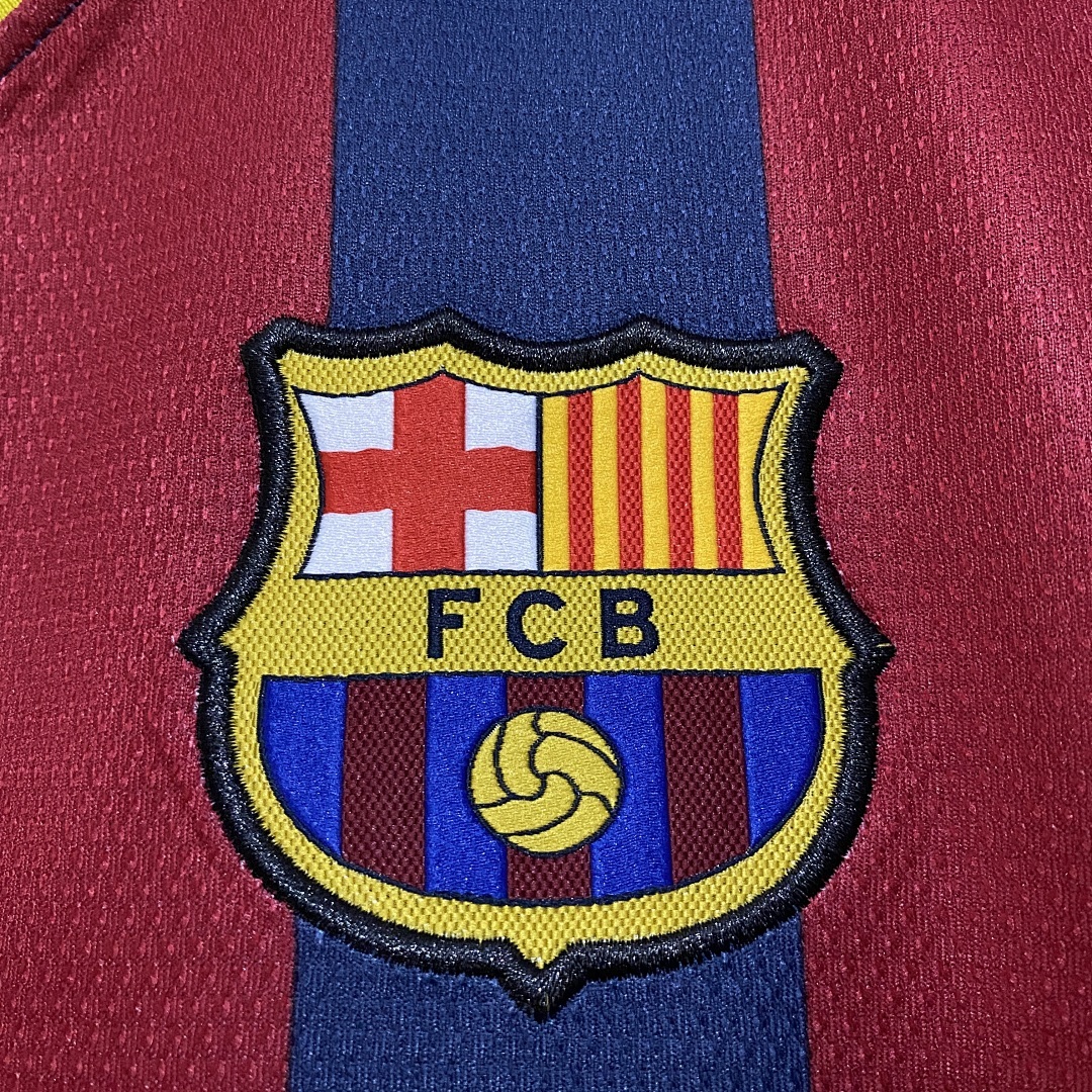 FC Barcelone Maillot Domicile Retro miniature 11