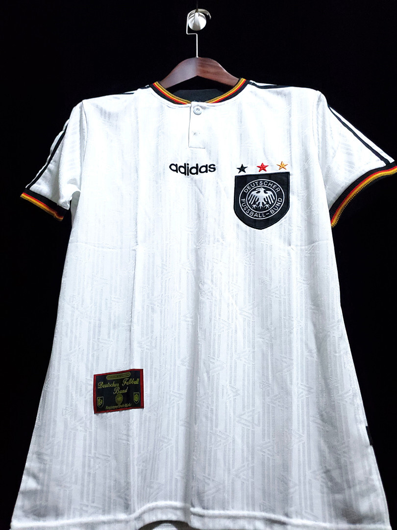 Allemagne Maillot Domicile Retro 1996 miniature 4