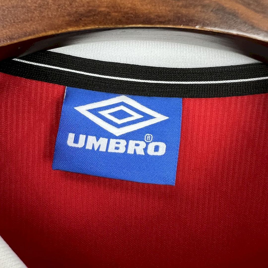 Manchester United Maillot Domicile Manches Longues Retro miniature 4