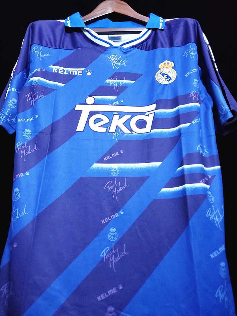Real Madrid Maillot Exterieur Retro 1994-1996 miniature 2