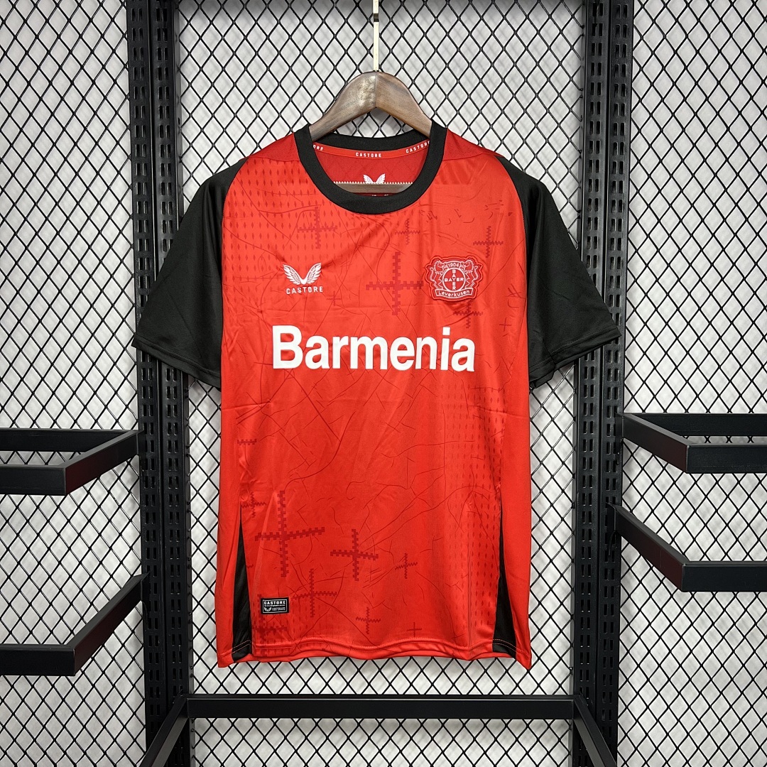 Bayer Leverkusen 2024-2025 Maillot Domicile miniature 5