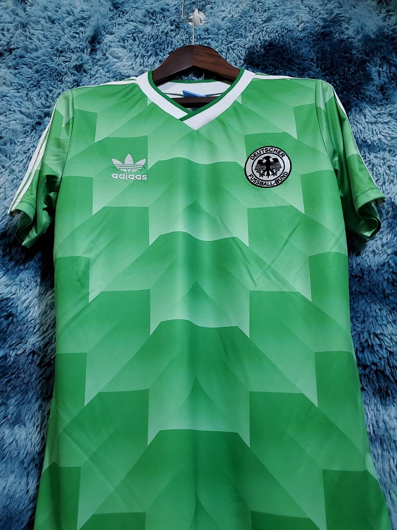 Allemagne Maillot Exterieur Retro 1988 miniature 2