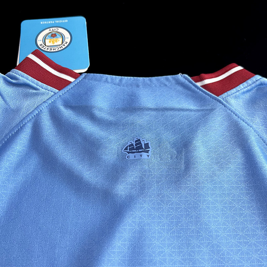 Manchester City Maillot Domicile Version Joueur Edition Speciale miniature 8