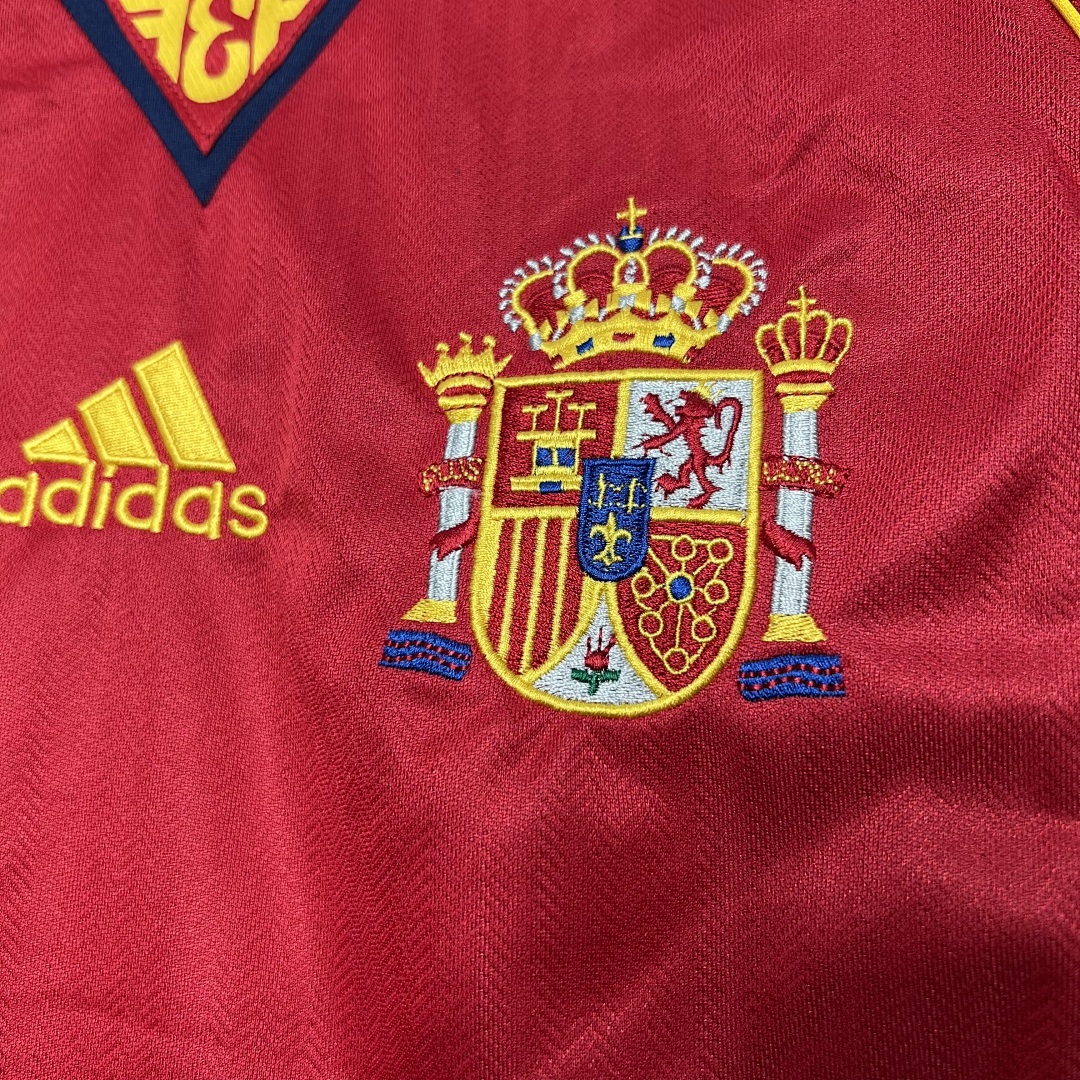 Espagne Maillot Domicile Retro 1998 miniature 3