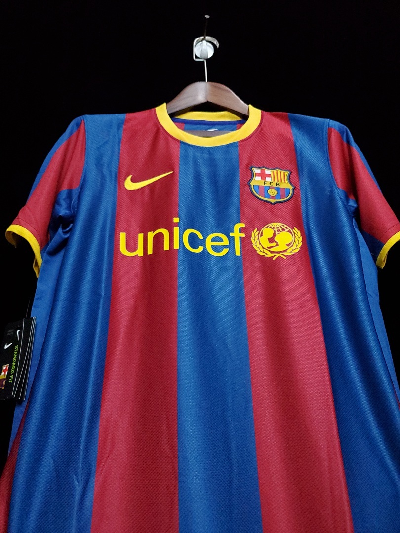 FC Barcelone Maillot Domicile Retro 2010-2011 miniature 6