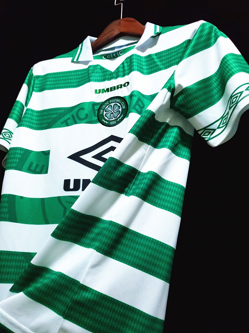 Celtic Maillot Domicile Retro 1998-1999 miniature 4