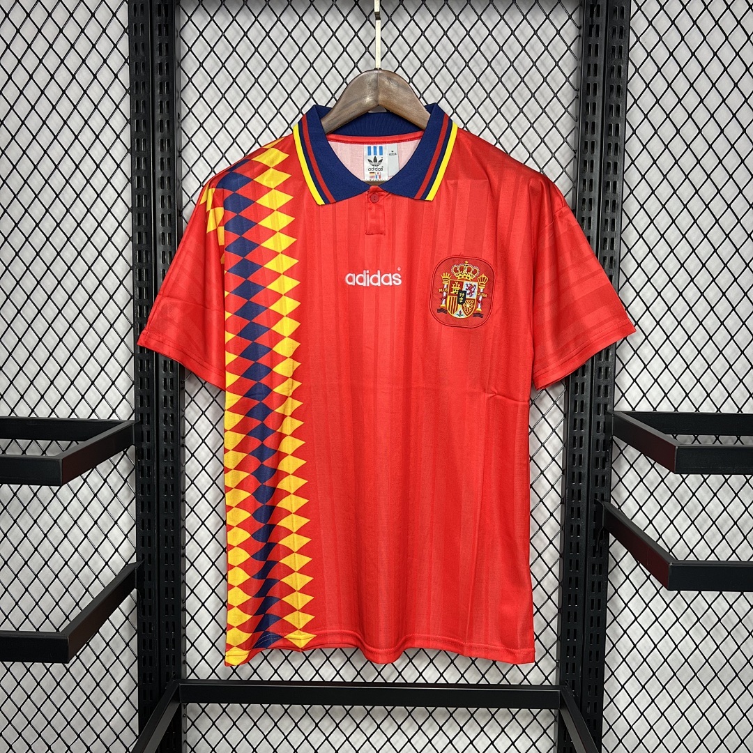 Espagne Maillot Domicile Retro 1994 miniature 7