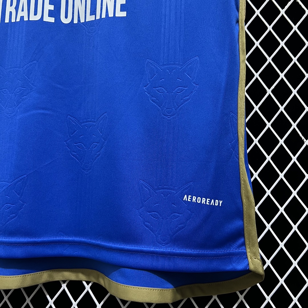 2324 Leicester City Maillot Domicile miniature 5