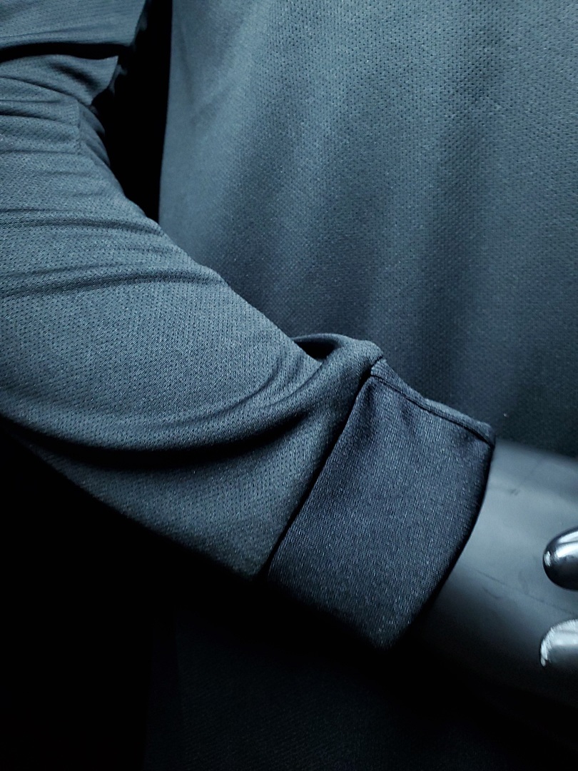 Balenciaga Joint Edition Long Sleeve Black S 2Xl Maillot Domicile Manches Longues 2020-2021 miniature 4