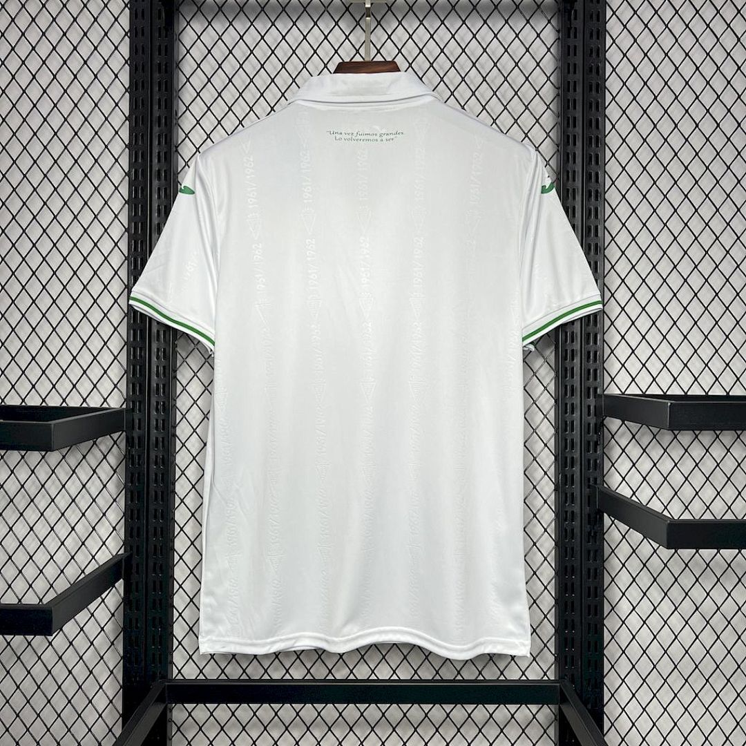 Cordoba Cf 2024-2025 Year Anniversary Maillot Domicile Edition Speciale Retro miniature 9