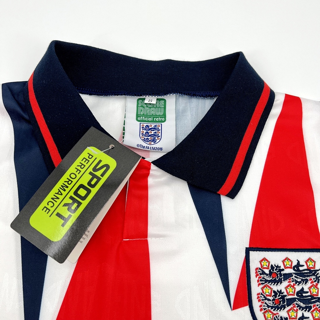 Angleterre Maillot Domicile Retro 1992 miniature 3