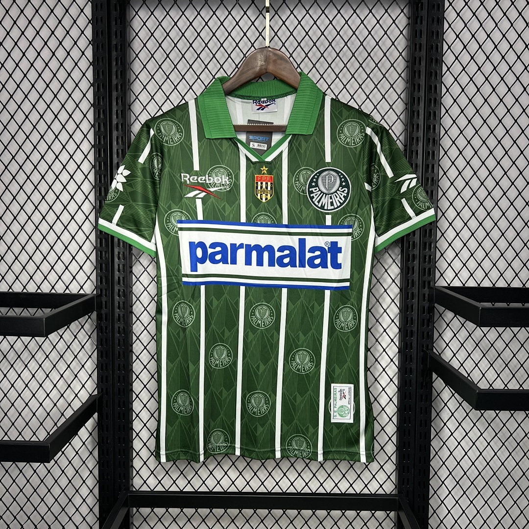 Palmeiras Maillot Domicile Retro 1996 miniature 2