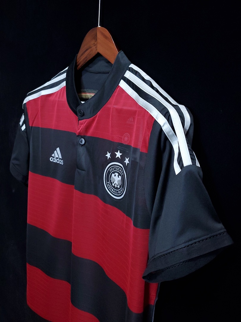 Allemagne Maillot Exterieur Version Joueur Retro 2014 miniature 11