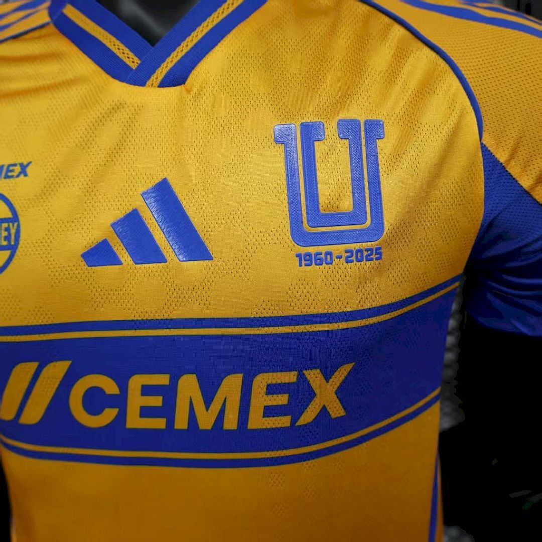 Tigres Uanl 2025-2026 Maillot Domicile Version Joueur miniature 4