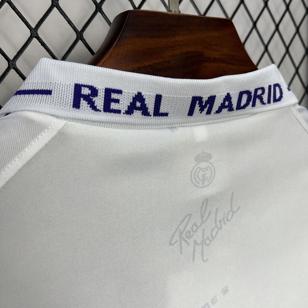 Real Madrid Maillot Domicile Manches Longues Retro miniature 8