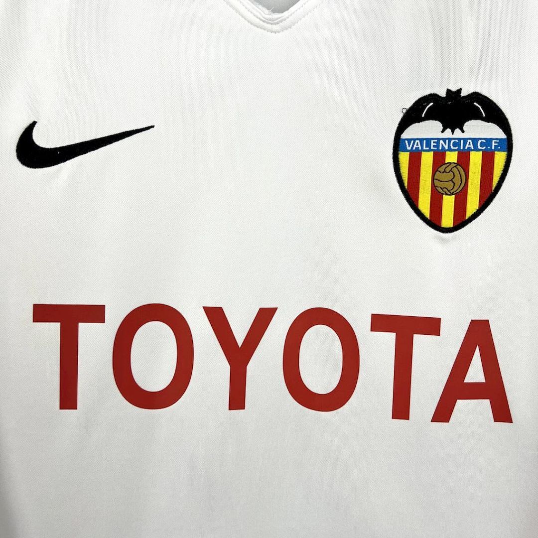 Valencia Cf 2006-2007 Maillot Domicile Retro miniature 4