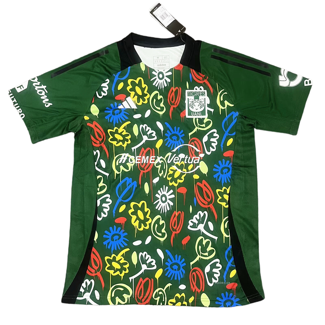 Tigres Uanl 202425 Green Commemorative Edition Maillot Domicile Edition Speciale