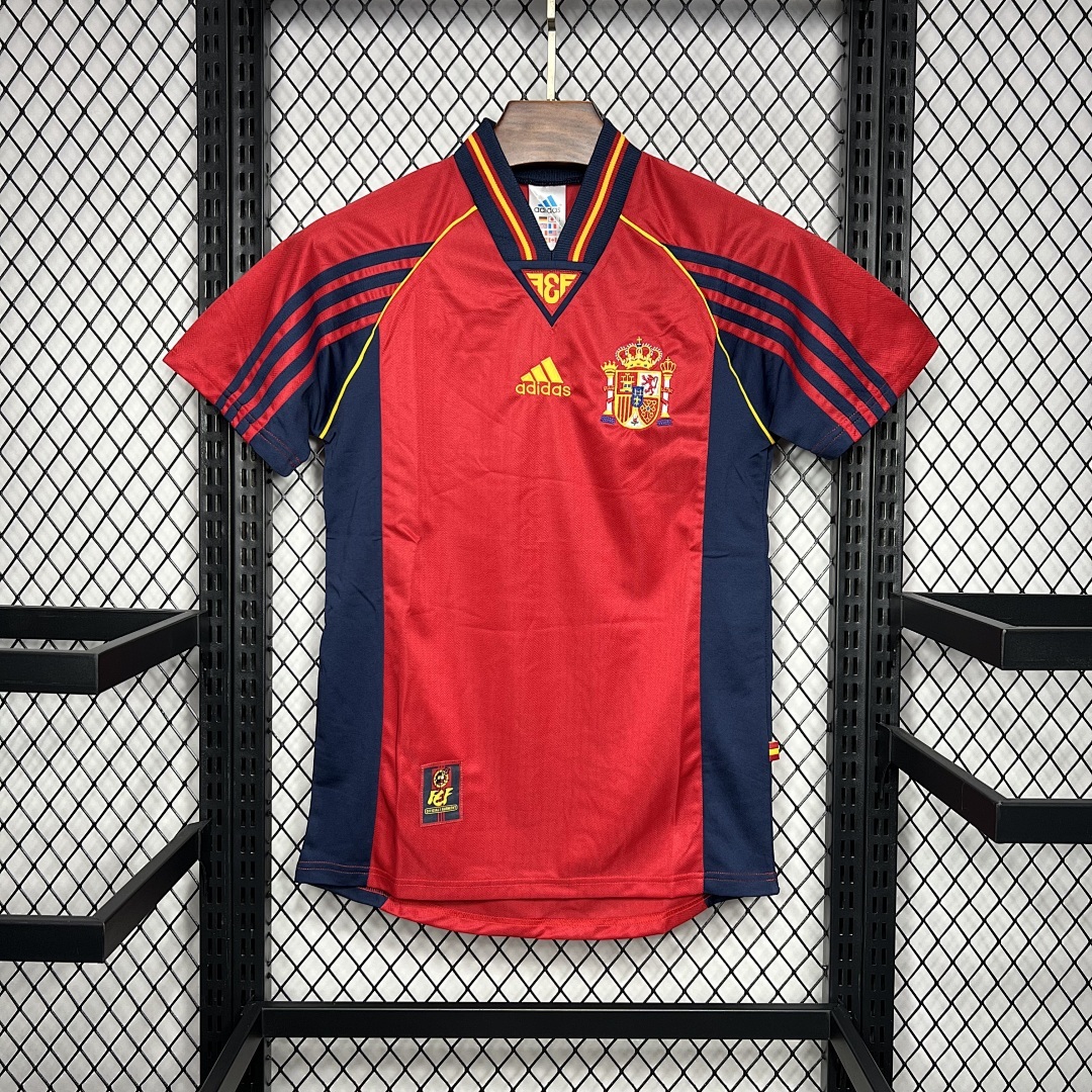 Espagne Maillot Domicile Retro 1998 miniature 8