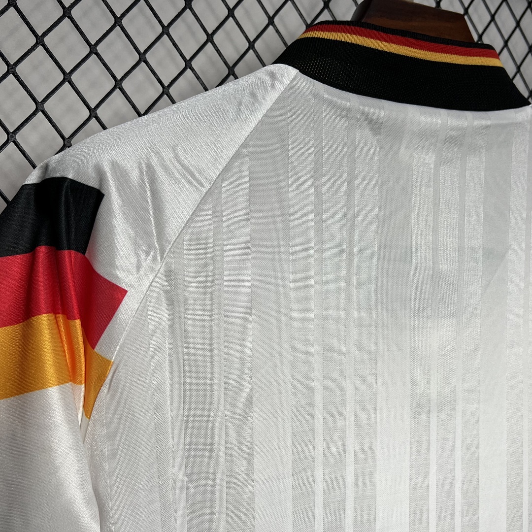 Allemagne Maillot Domicile Retro 1992 miniature 2