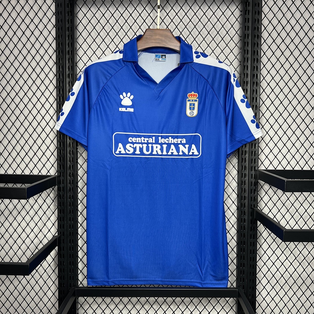 Real Oviedo 199091 Maillot Domicile Retro miniature 2