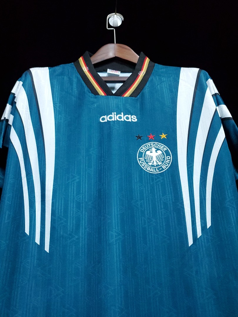 Allemagne Maillot Exterieur Retro 1998 miniature 7