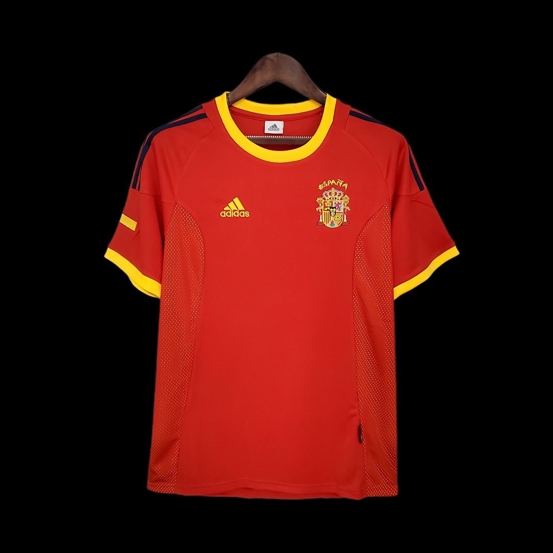Espagne Maillot Domicile Retro 2002