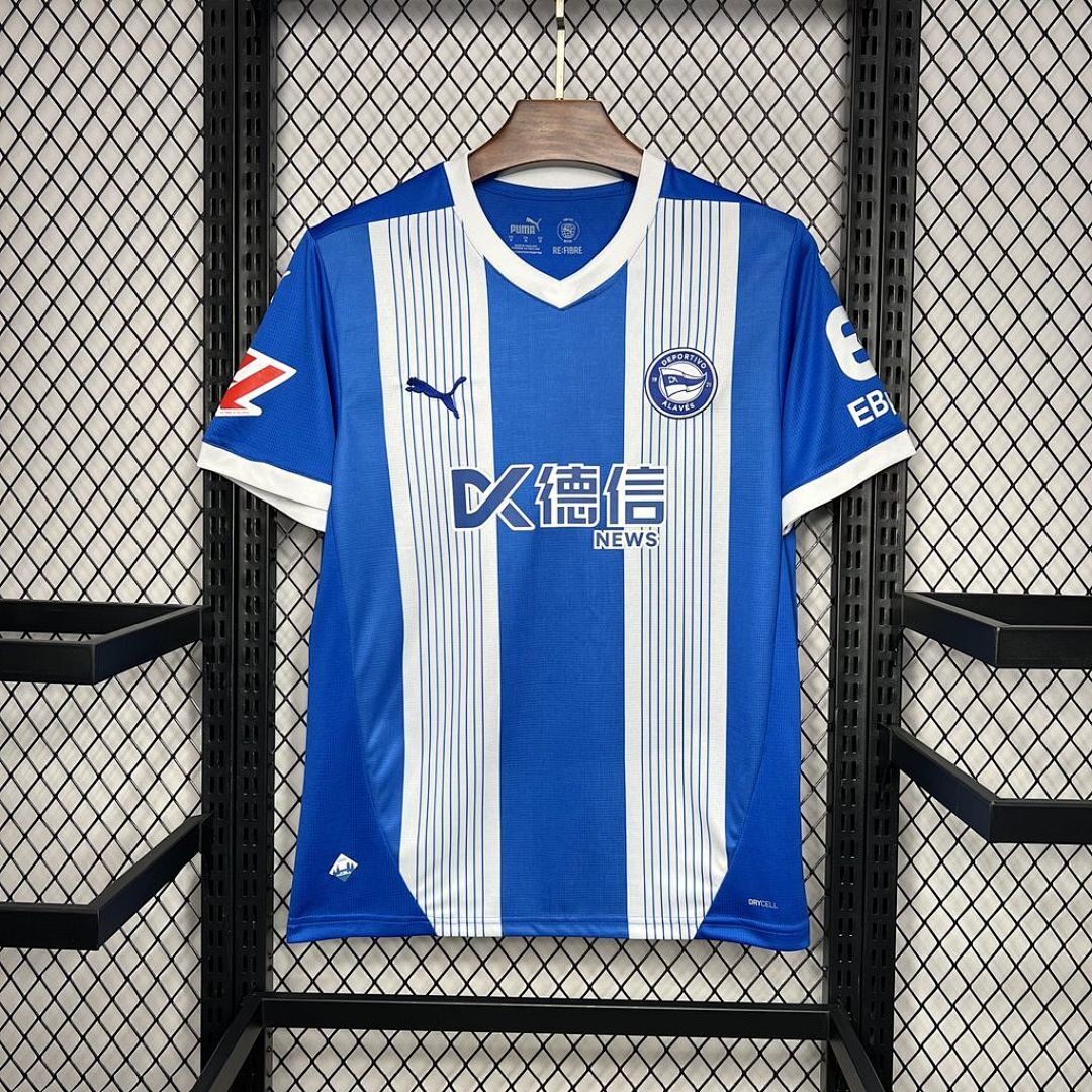 Deportivo Alaves 2024-2025 Maillot Domicile miniature 6