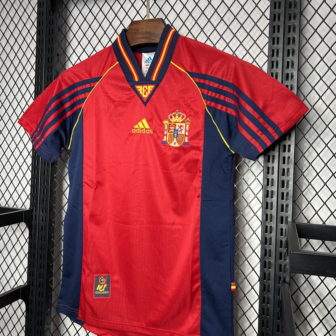 Espagne Maillot Domicile Retro 1998 miniature 9