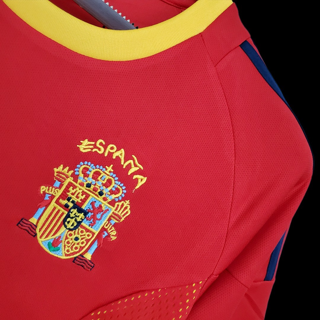 Espagne Maillot Domicile Retro 2002 miniature 3