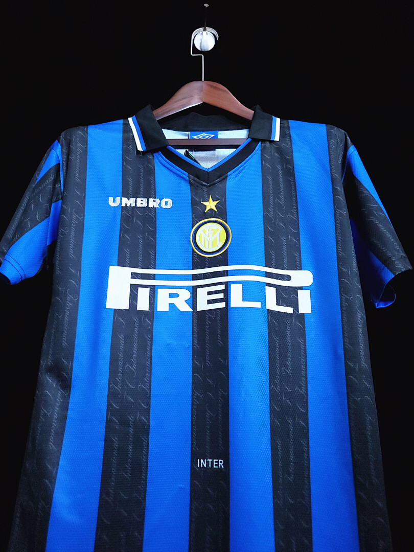 Inter Milan Maillot Domicile Retro 1997-1998 miniature 3
