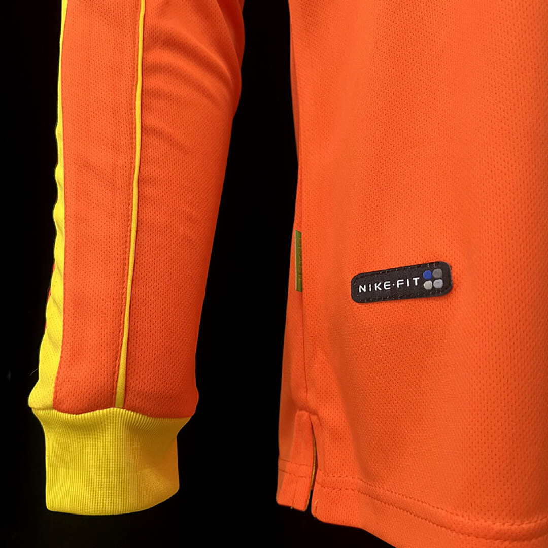 Bresil Gardien Domicile Manches Longues Retro 1998 miniature 4