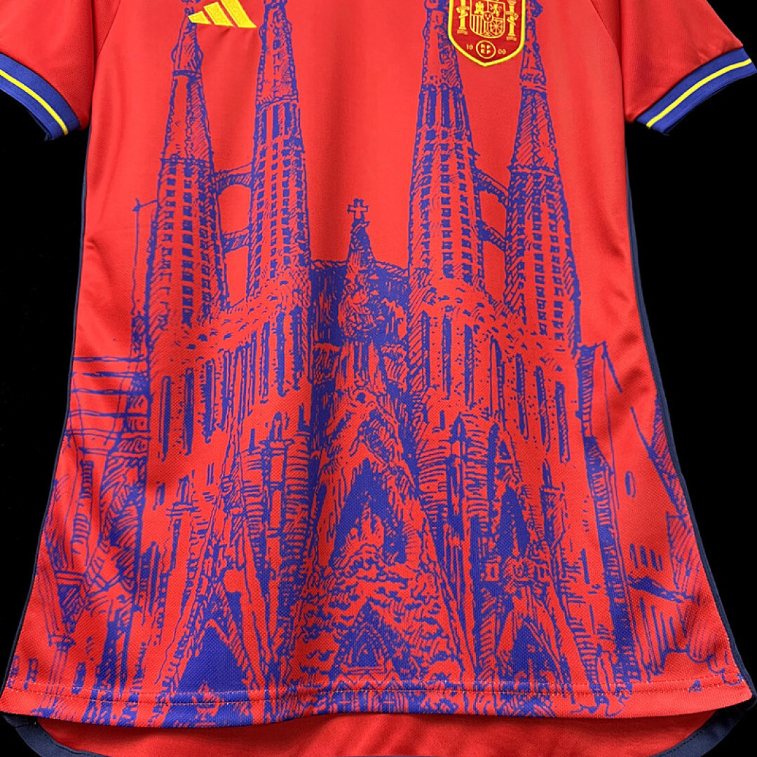 2324 Spanish Holy Family Cathedral S Xxl Maillot Domicile miniature 3